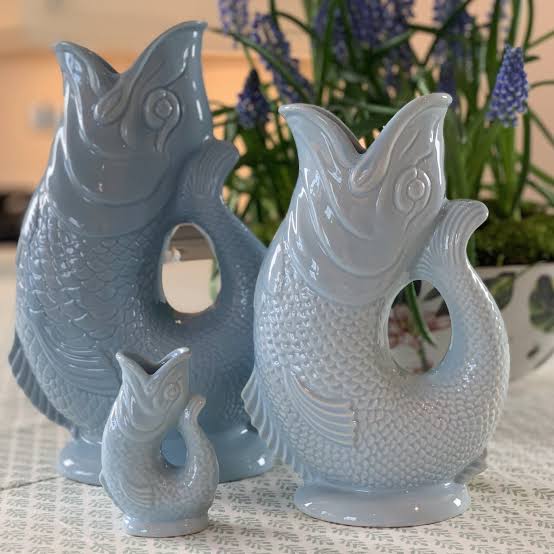 Gluggle Jug - Pale Blue - Large