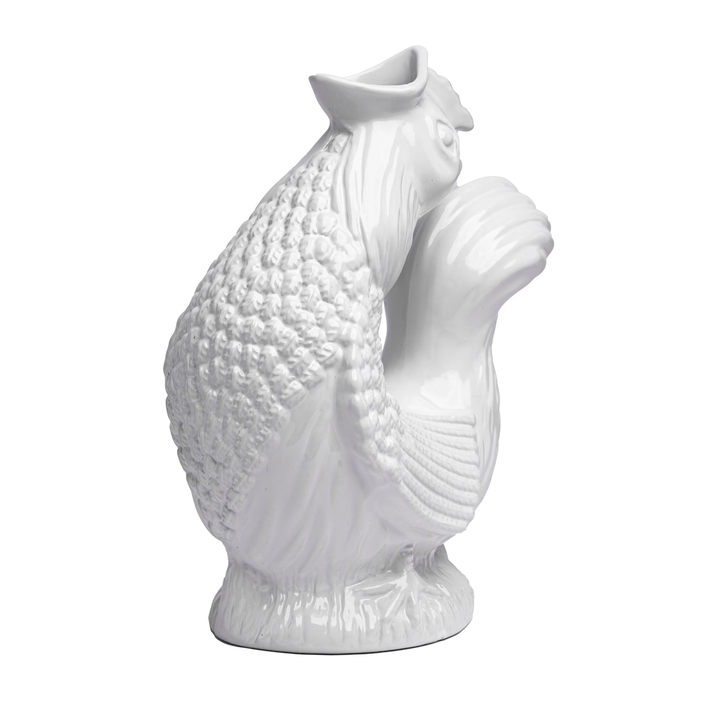 White Cluckle Jug