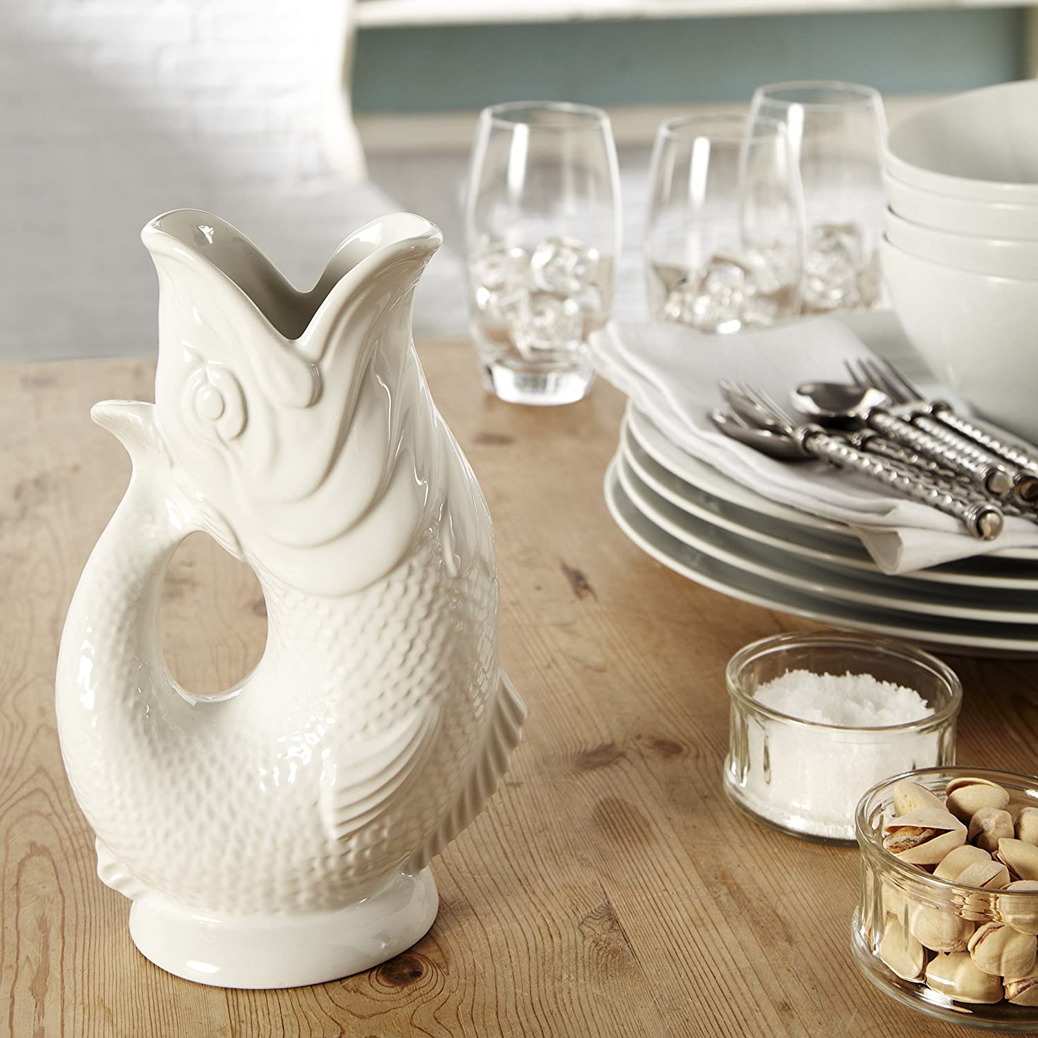 Gluggle Jug - White